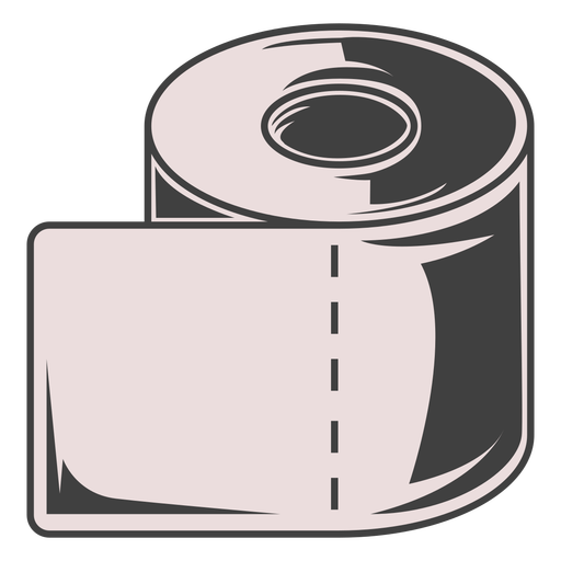 Ilustração de rolo de papel higiênico Desenho PNG