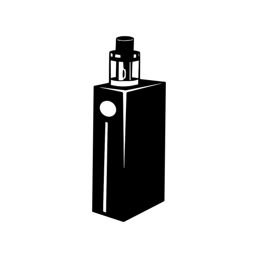 Vape e cigarette black - Transparent PNG & SVG vector file