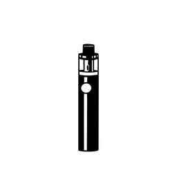 Vape elektronische Zigarette schwarz PNG-Design