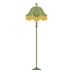 Victorian lamp illustration PNG Design