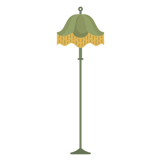Viktorianische Lampenillustration PNG-Design
