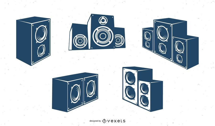 Different Radio & Music System Vectors Different Radio & Music System Vectors