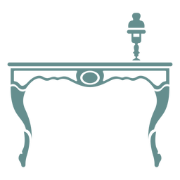 Mesa lateral vitoriana Desenho PNG