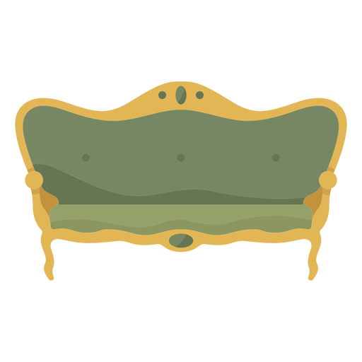 Download Victorian sofa illustration - Transparent PNG & SVG vector ...