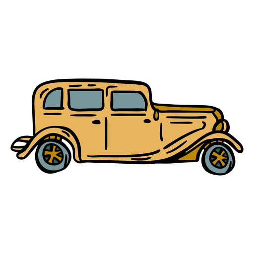 Ilustração de carro antigo Desenho PNG