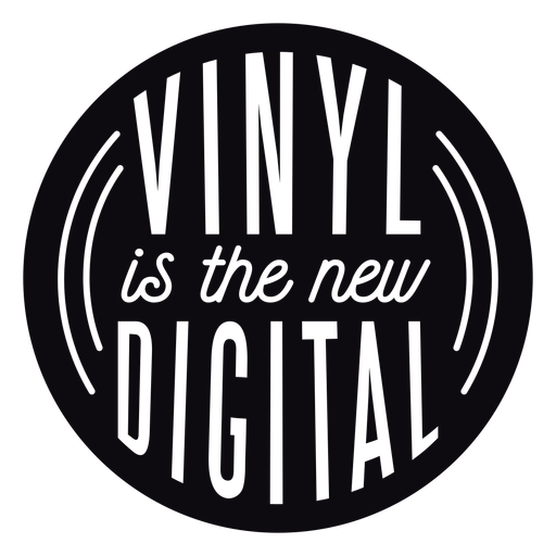 Download Vinyl The New Digital Black Badge Transparent Png Svg Vector File