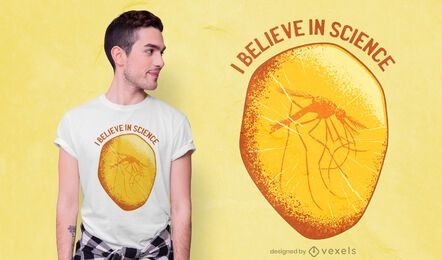 Amber mosquito t-shirt design