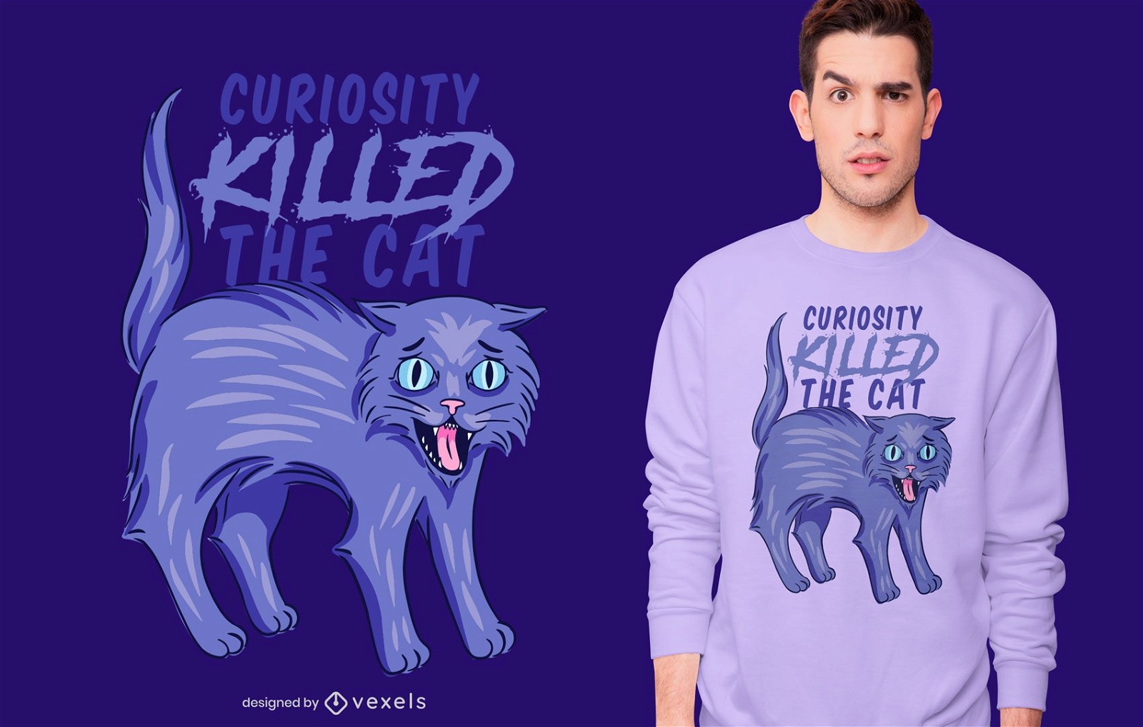 Neugier tötete das Katzent-shirt
