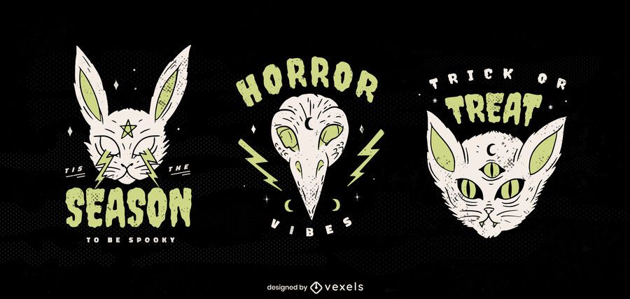 Halloween Creature Badge Pack Halloween Creature Badge Pack