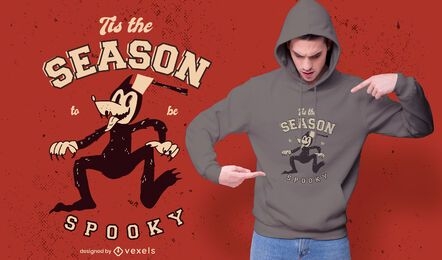 Season to be spooky t-shirt design 