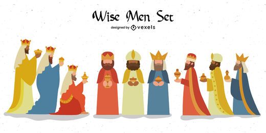 Three wise men flat set Three wise men flat set