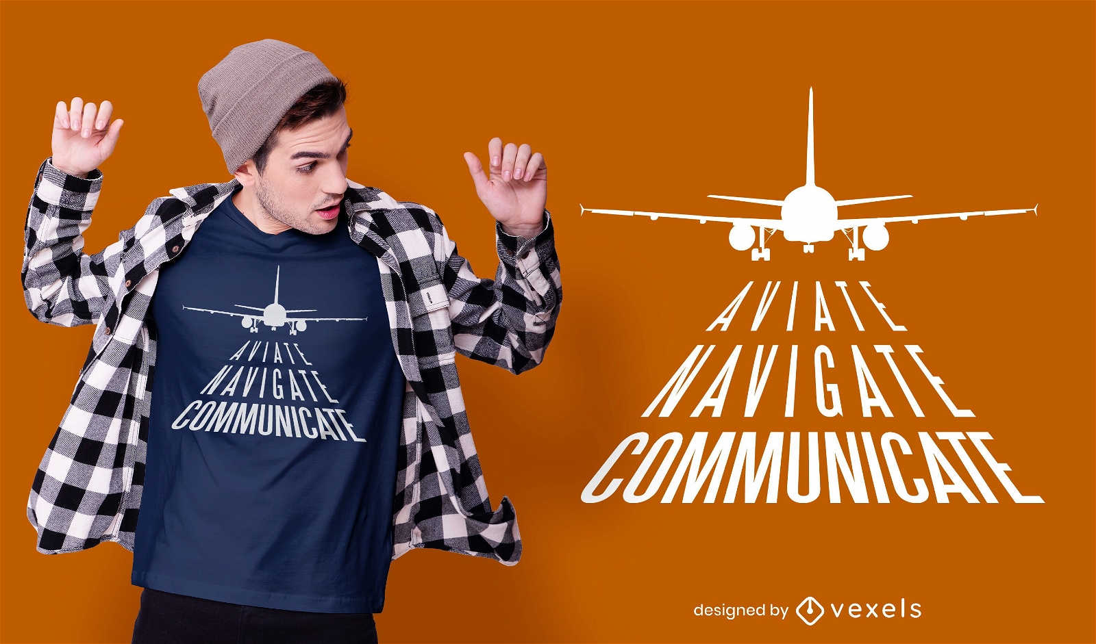 Luftfahrt Zitat T-Shirt Design