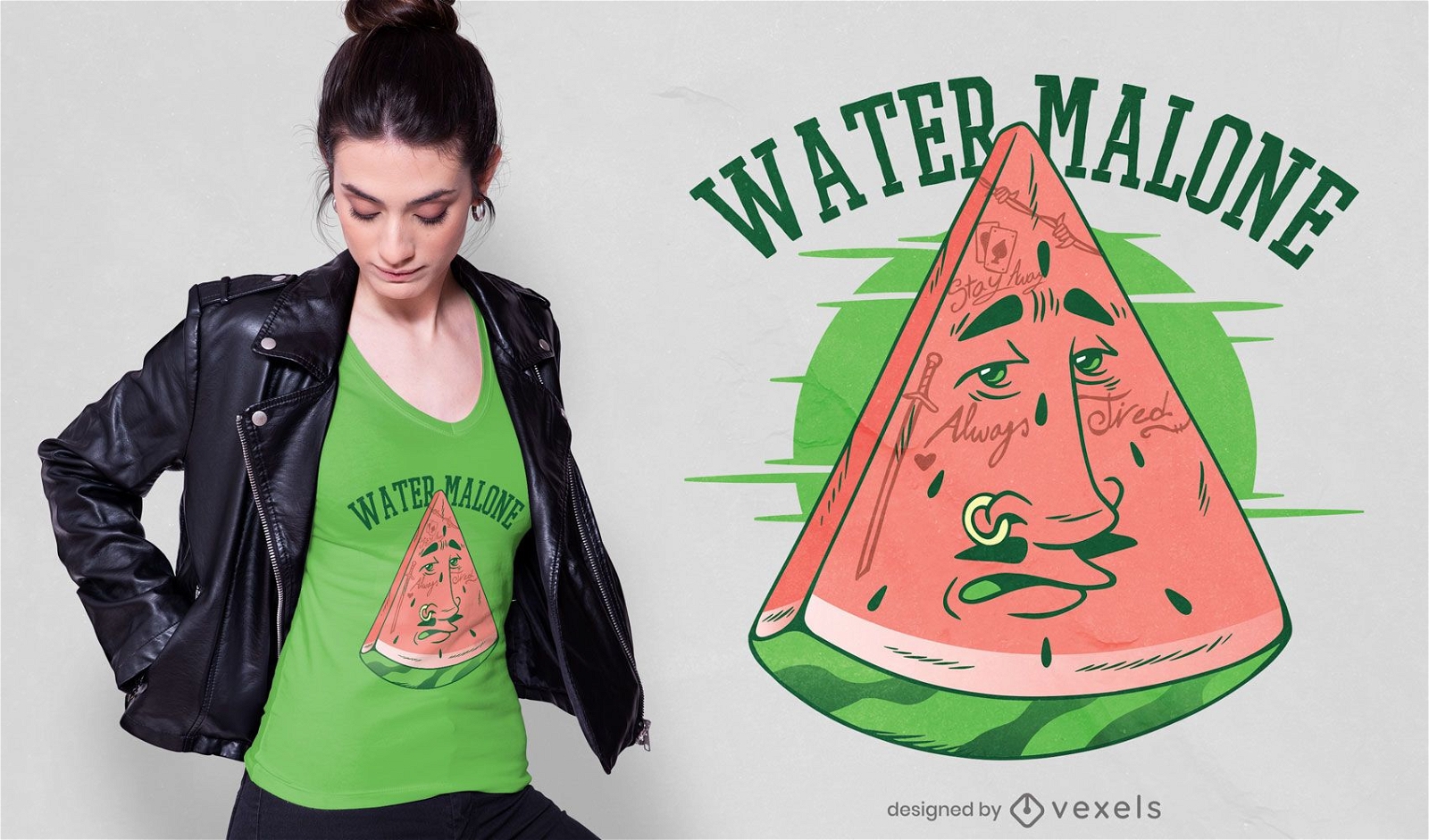 Wasser Malone T-Shirt Design
