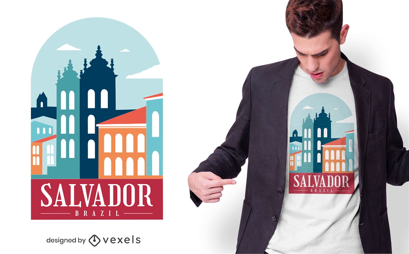 Design de camisetas Salvador Brasil