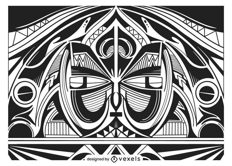 Tribal background design Tribal background design