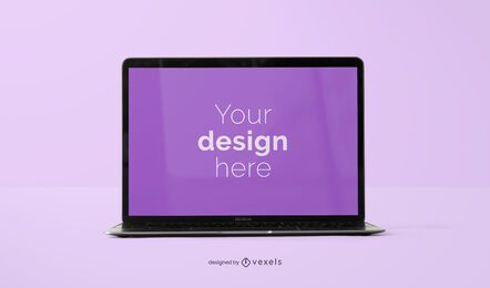 Öffnen Sie das Laptop-Modelldesign