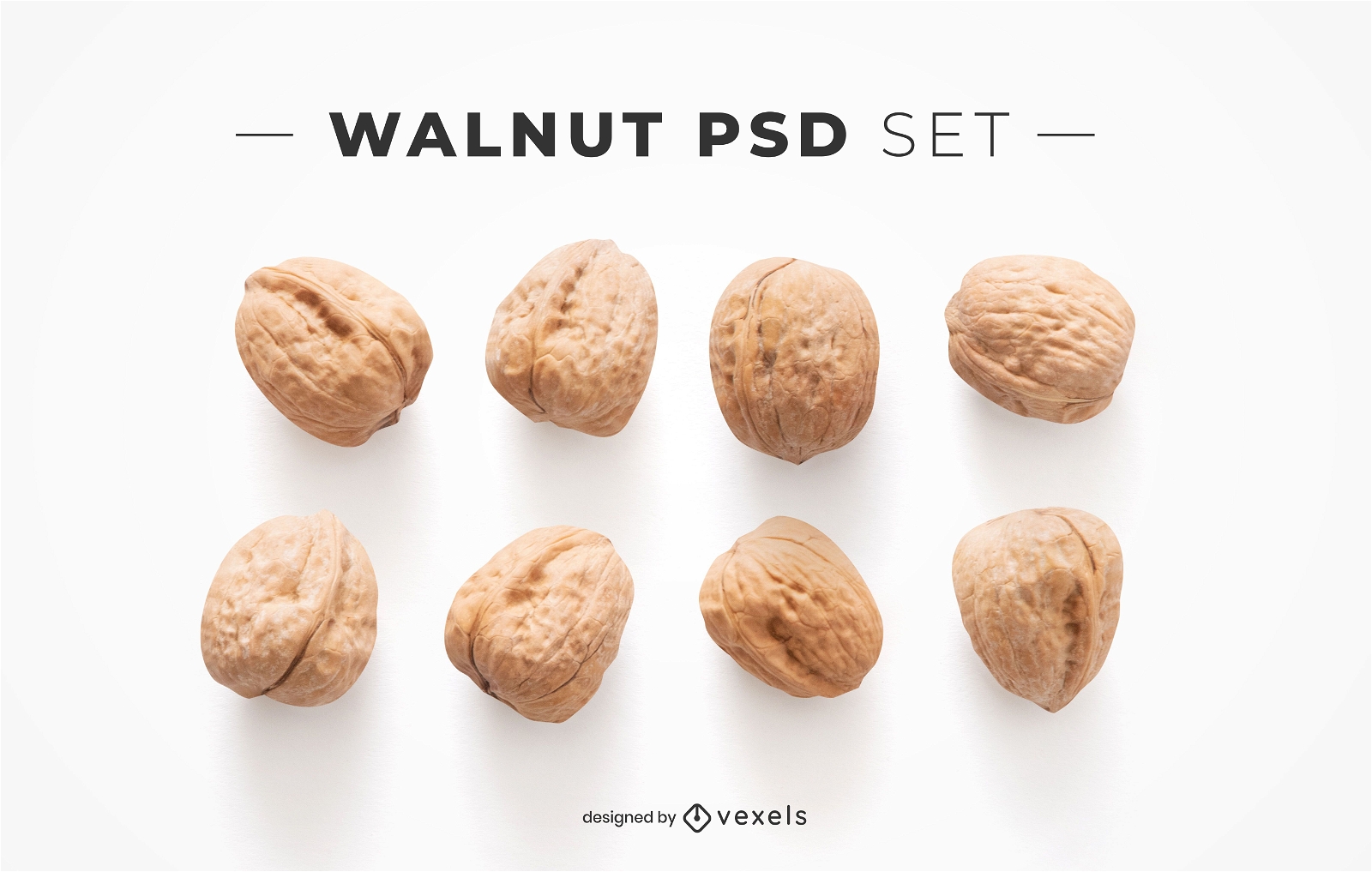 Elementos Walnut PSD para maquetes