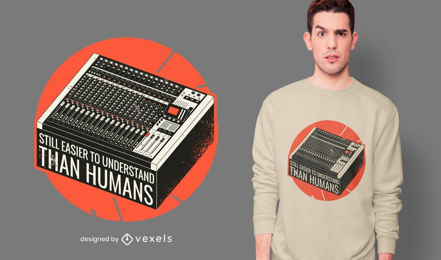 Diseño de camiseta de cita de consola de mezcla Diseño de camiseta de cita de consola de mezcla