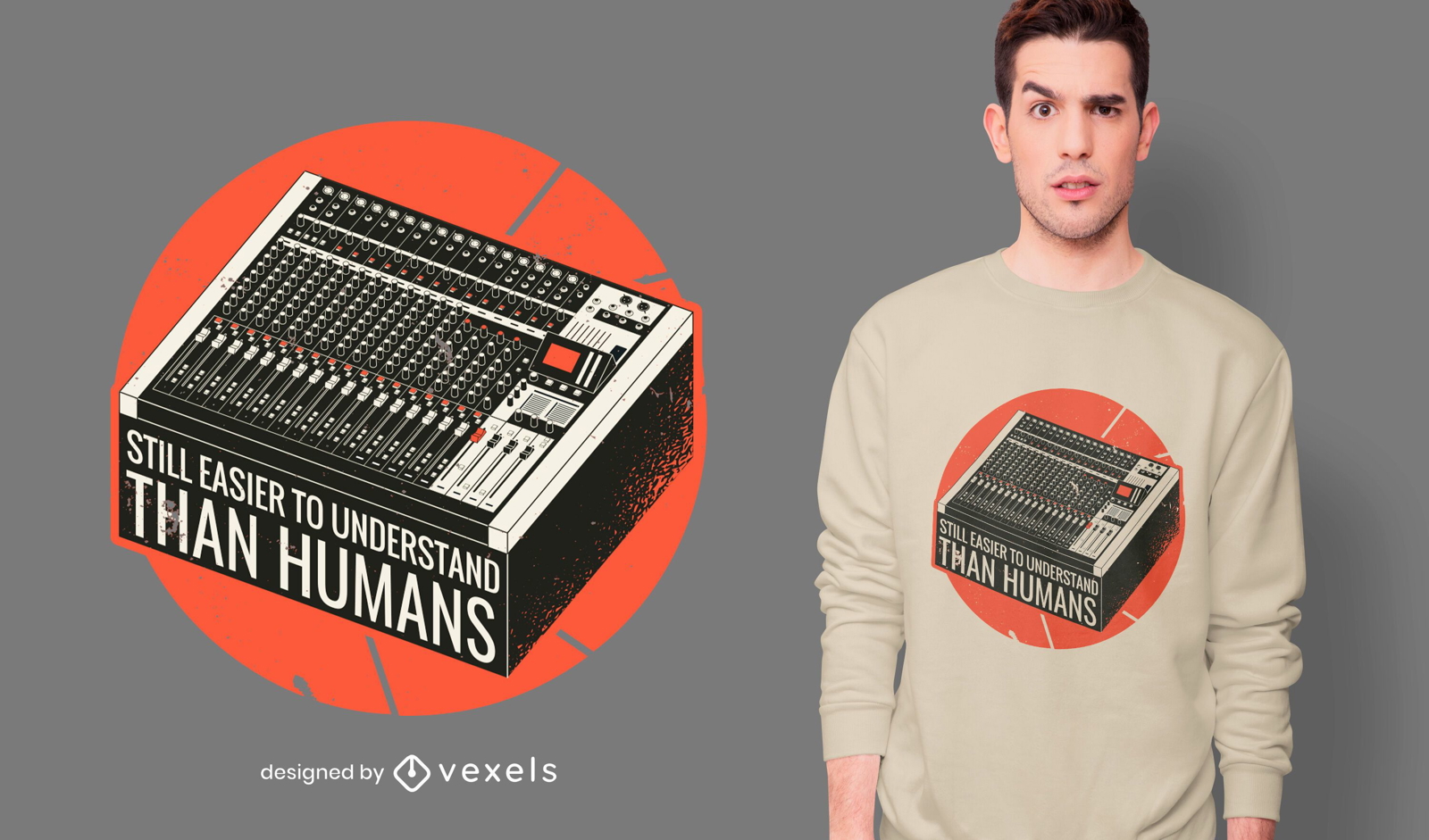 Mixing console quote t-shirt design