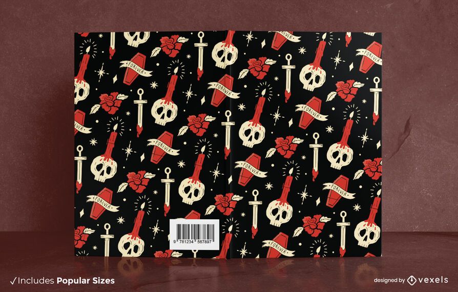 Halloween Skulls Book Cover Design Halloween Skulls Book Cover Design
