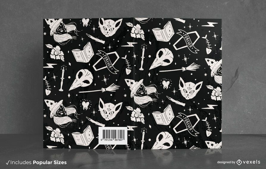 Dark Halloween Book Cover Design Dark Halloween Book Cover Design