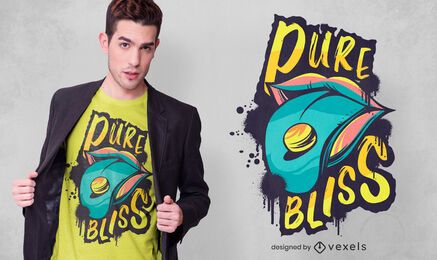 Diseño de camiseta de lengua de éxtasis. Diseño de camiseta de lengua de éxtasis.