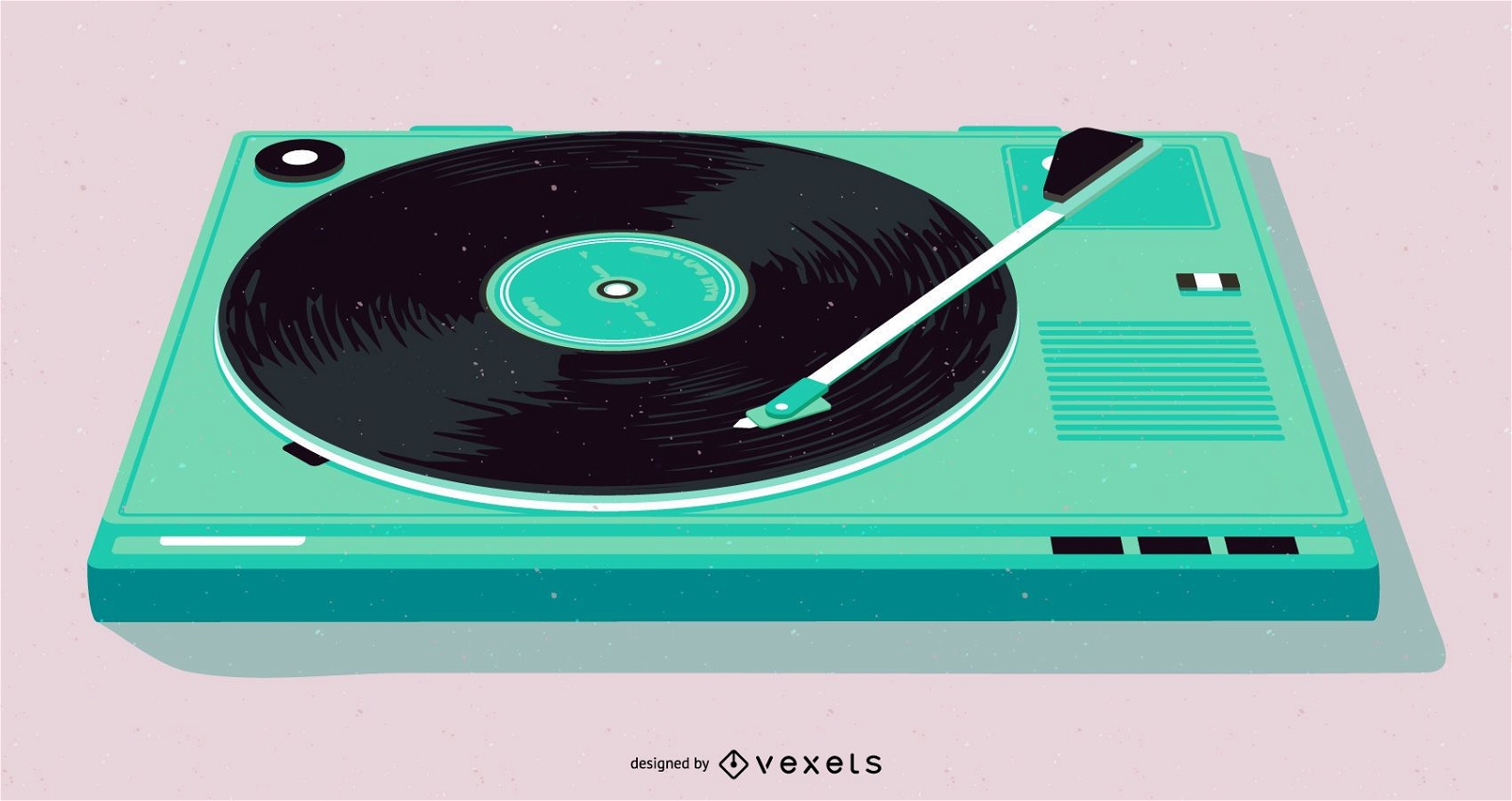 Free vector turntable