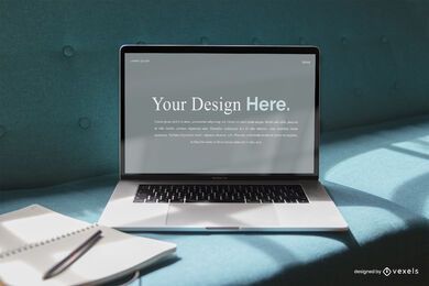 Professional Laptop Screen Mockup