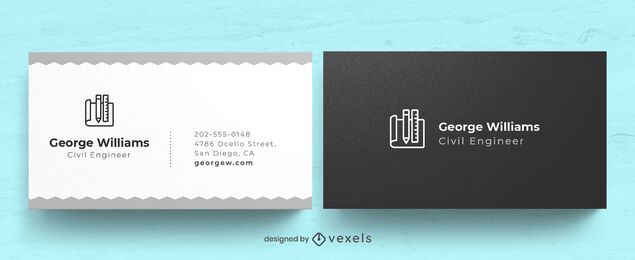 Engineer business card design Engineer business card design