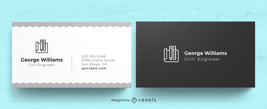 Engineer business card design Engineer business card design