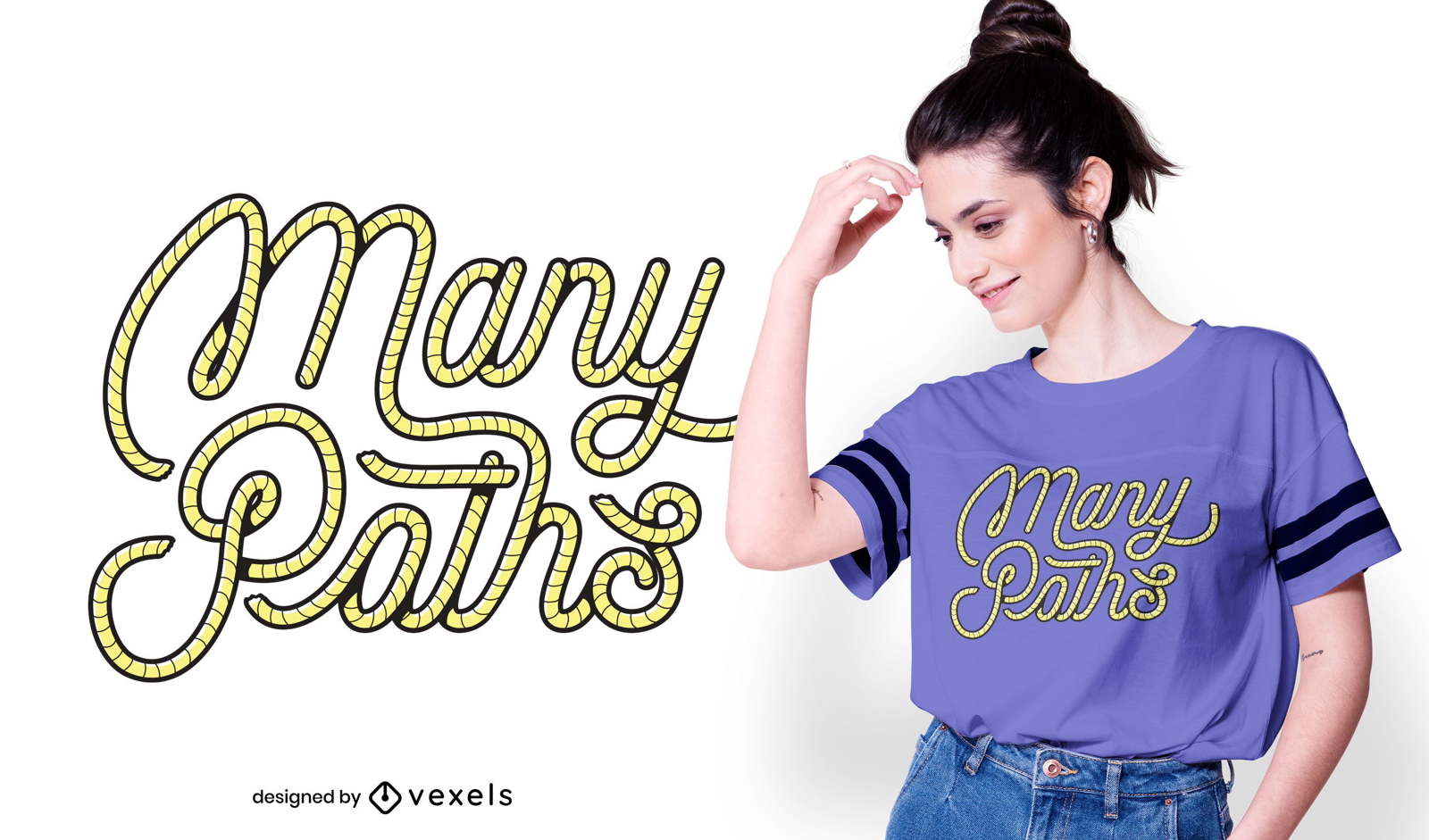 Many paths t-shirt design