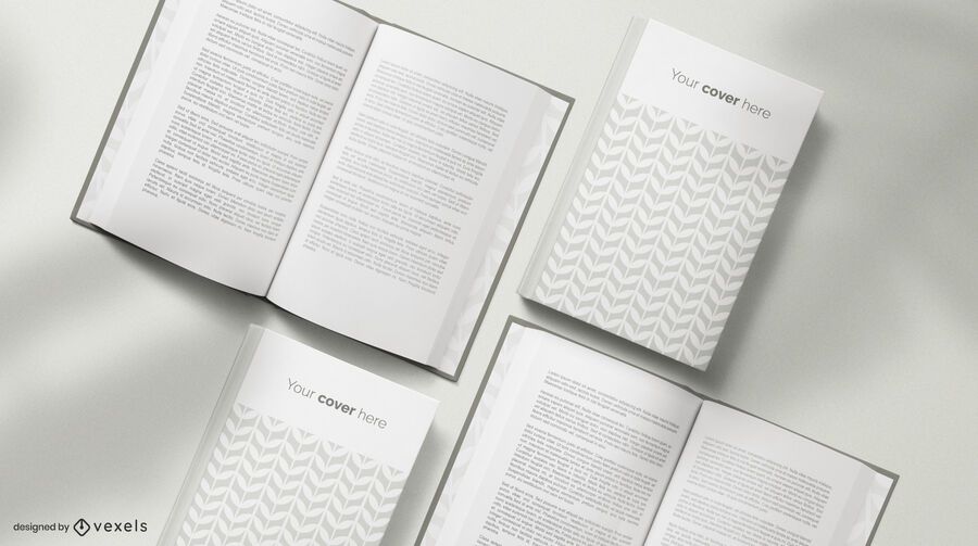 Books mockup composition Books mockup composition