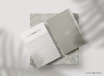 Book covers mockup composition