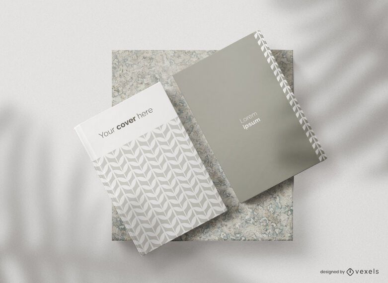 Book covers mockup composition Book covers mockup composition
