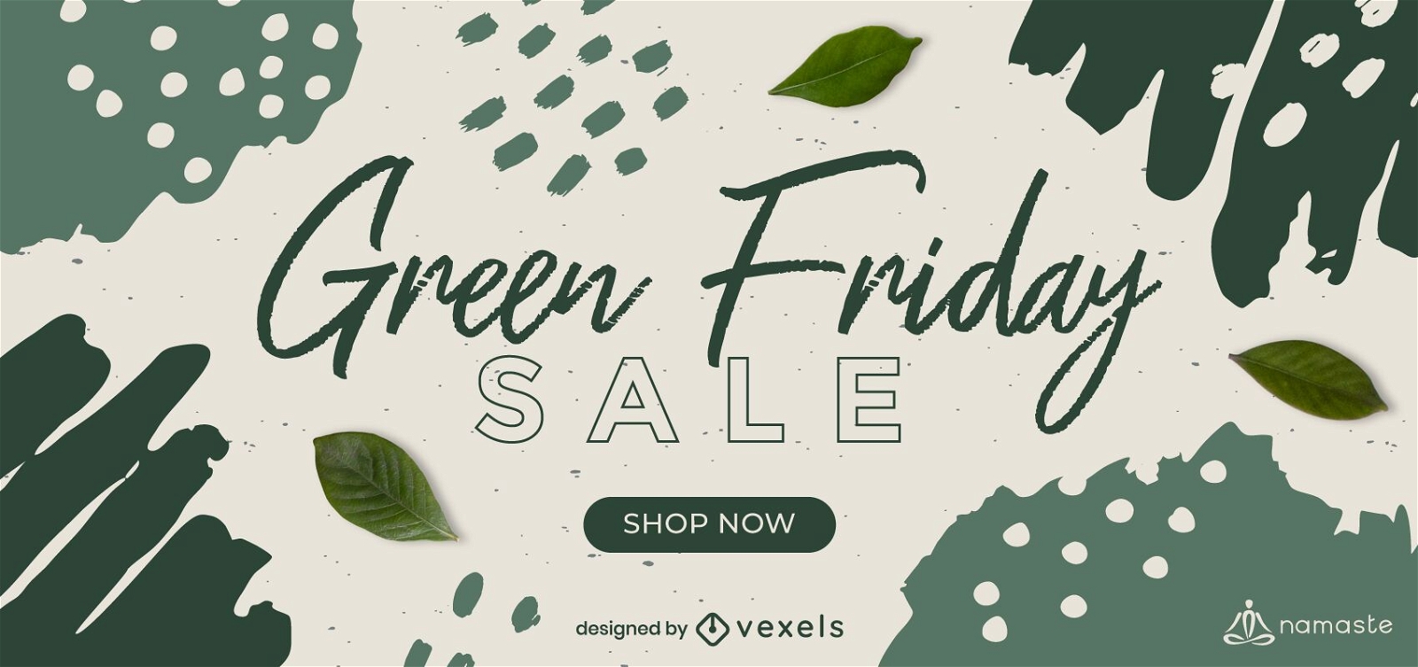 Green Friday Sale Slider Vorlage