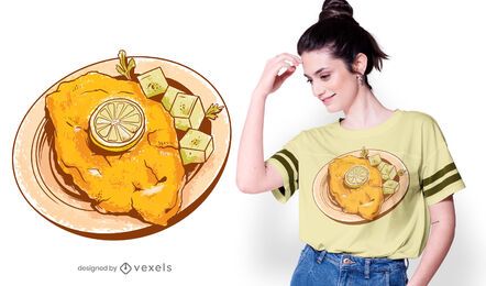 Diseño de camiseta Wiener Schnitzel