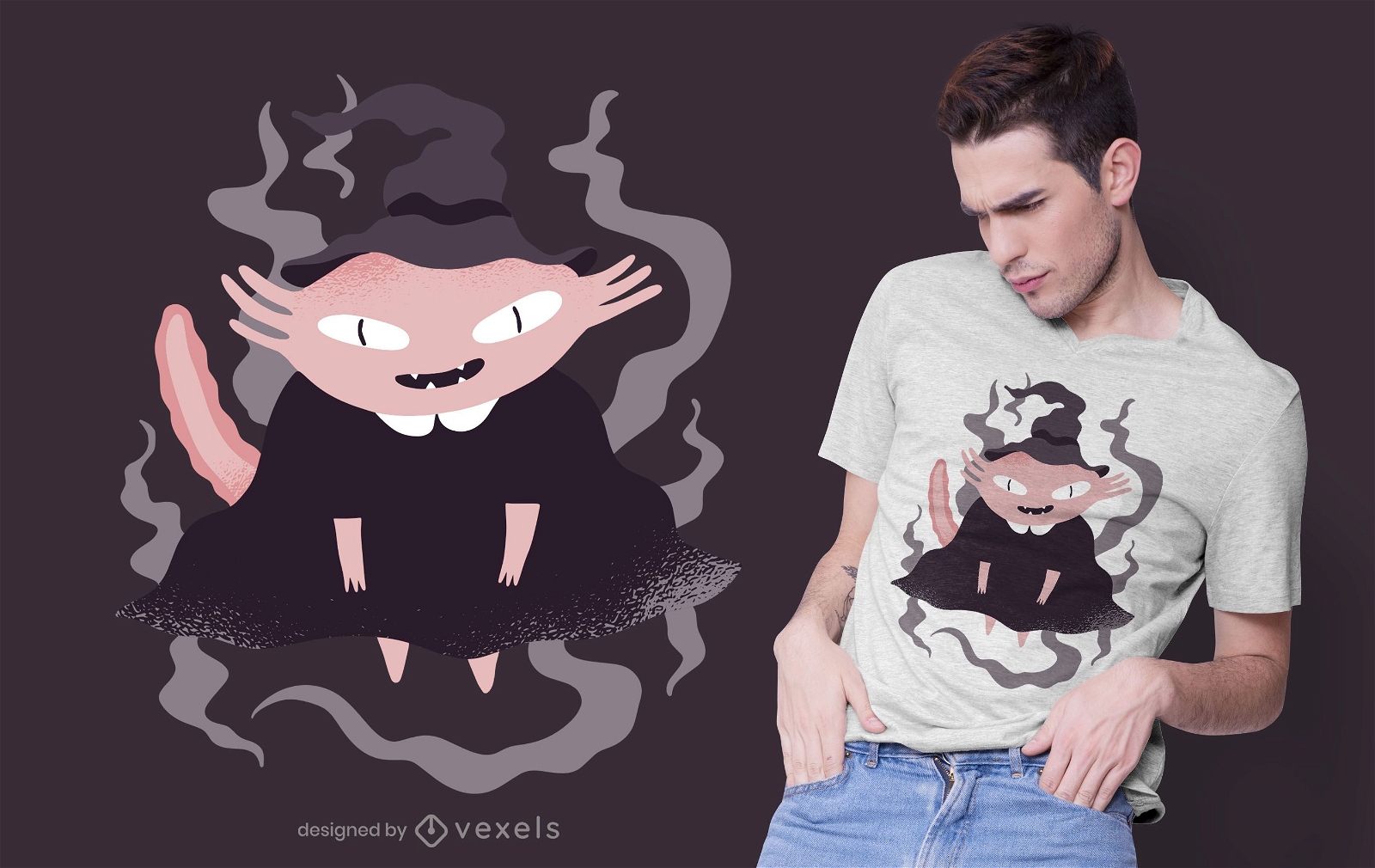 Axolotl Hexent-shirt Design