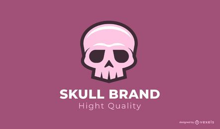Modelo de logotipo da marca Skull Modelo de logotipo da marca Skull