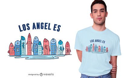 Design de camisetas Fish Skyline
