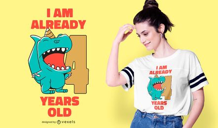 Dinosaur bday t-shirt design Dinosaur bday t-shirt design
