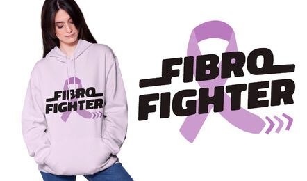 Fibro fighter t-shirt design Fibro fighter t-shirt design