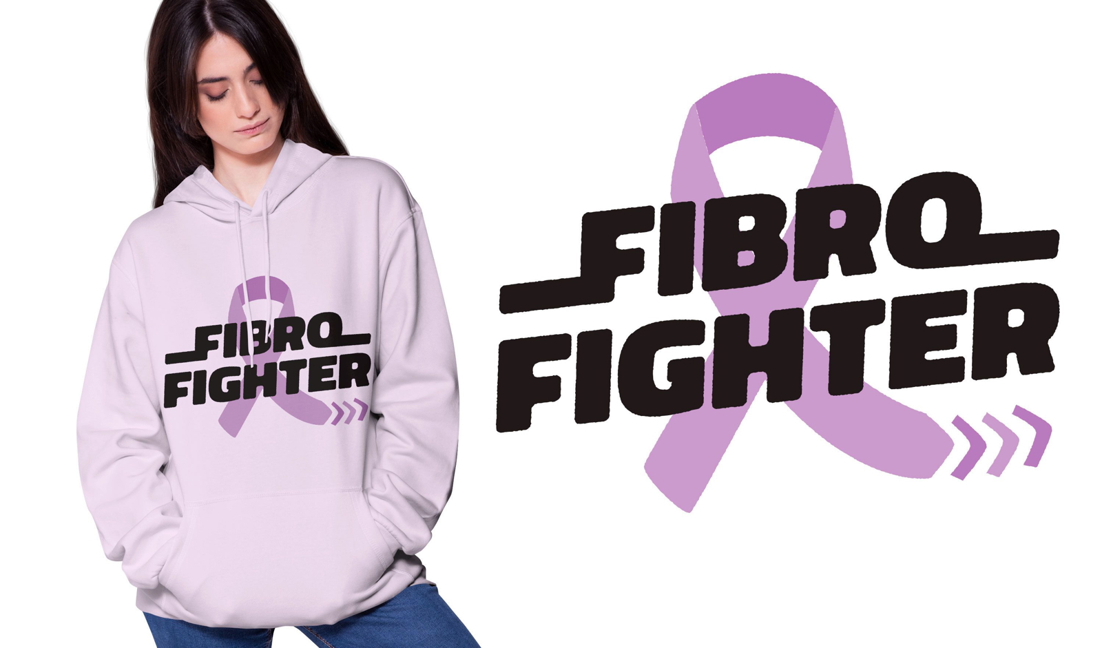 Fibro fighter t-shirt design