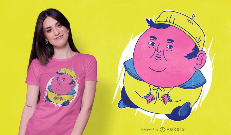 Diseño de camiseta fat man meme Diseño de camiseta fat man meme