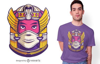 Cleopatra Gesichtsmaske T-Shirt Design