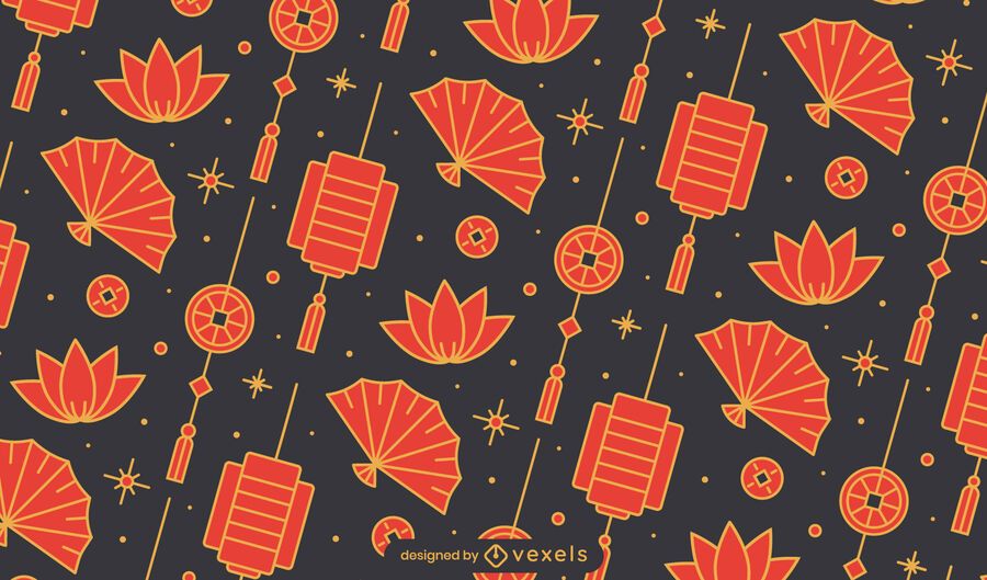 Chinese fan pattern design Chinese fan pattern design