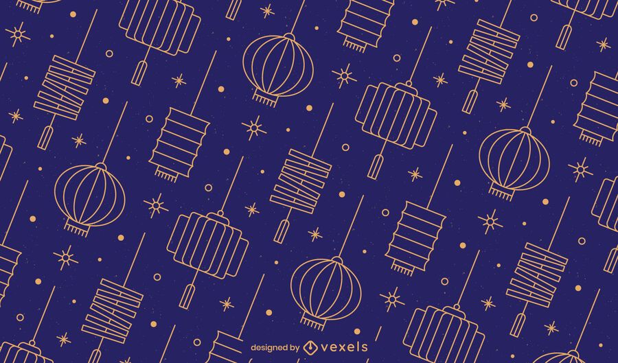 Chinese lanterns pattern design Chinese lanterns pattern design