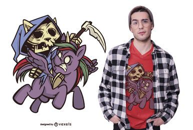 Death apocalypse horsecat t-shirt design Death apocalypse horsecat t-shirt design