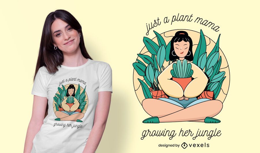 Plant mama design t-shirt Plant mama design t-shirt