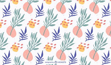 Abstract plants pattern design