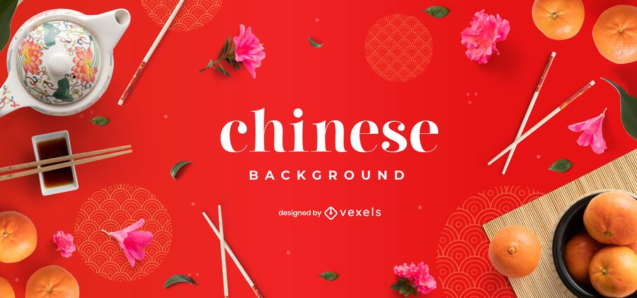 Diseño de fondo de comida china Diseño de fondo de comida china
